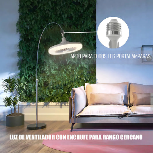 Ventilador De Techo Con Luz Led